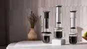 صانعة قهوة AeroPress الزجاجية الفاخرة