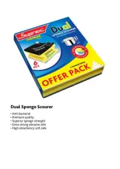 Anti-Bacterial Dual Sponge Scourer
