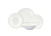 24-Piece Wave Shape Dinner Set