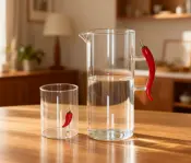 Chilli Tumbler and Carafe