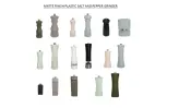 Matte Plastic Salt and Pepper Grinder