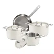 7PC Ceramic Coating Tri-Ply Cookware Set