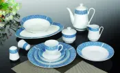 49 Piece Dinner Set Porcelain
