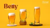 Ocean Glass Belly Beer Glass