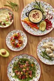 Pattern Melamine Buffetware