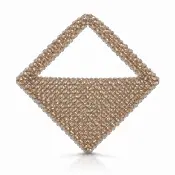Viennetta Honey Handmade Crystal Handbag