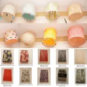 Chụp đèn giấy Lokta và sổ tay