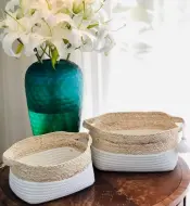 Two Woven Baskets