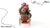 Family Bear on Sleigh Decor