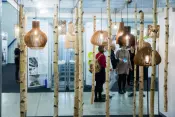 Wooden Hanging Lamp