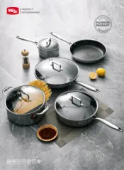 TriPly Steel Frypan Casserole Sauce Pan Wok