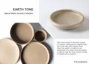 Earth Tone Natural Matte Ceramic Tableware Collection