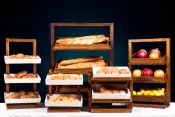 Solid Oak Wooden Pastry Stand