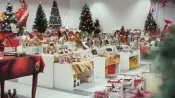 Collezione di decorazioni natalizie stagionali