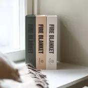 Coffee Table Book Fire Blanket