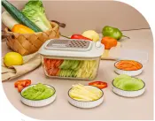 Kitchen Graters with Borosilicate Glass Container