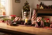 Festive Red Candle and Decor Collection