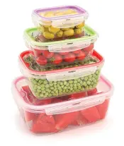 Lock Fit Four-Piece Container Set