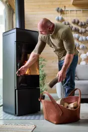 Woven Firewood Basket