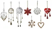 Mango Wood Windchimes and Wall Hanging