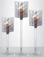 Glass Candle Holder