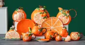 Spring Orange Kitchenware Items