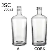 زجاجة زجاج دائرية JSC للعصير