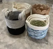 Stitched Storage Baskets