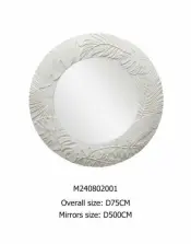 Geometric Round Wall Mirror