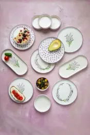 Lavender Ceramic Decor
