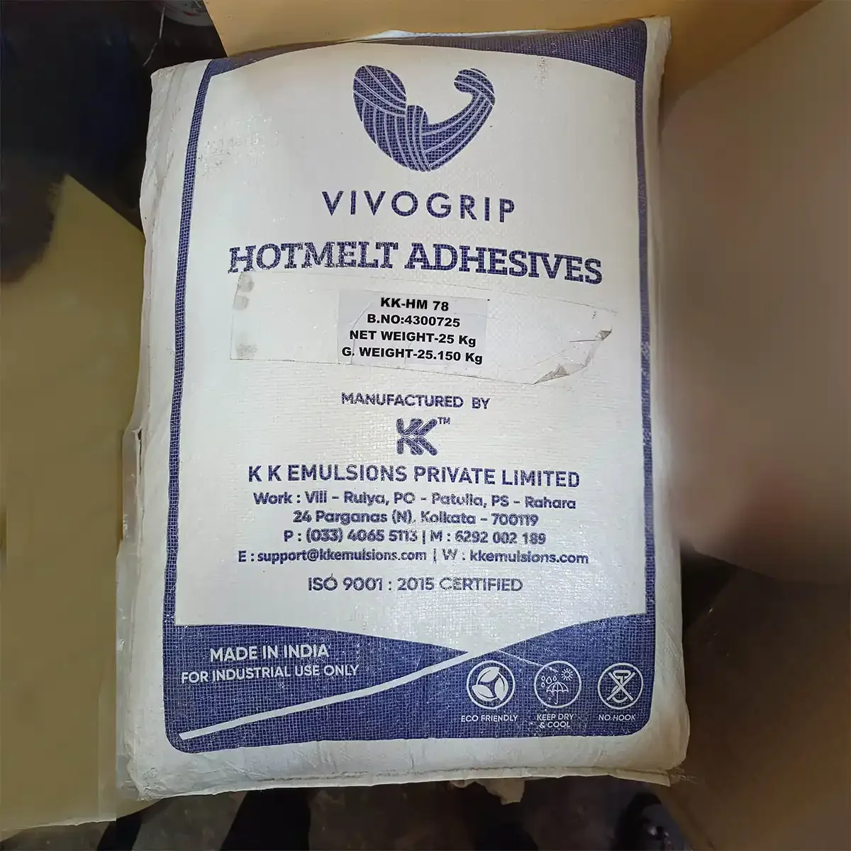 KK-HM 78 Hot Melt Adhesives