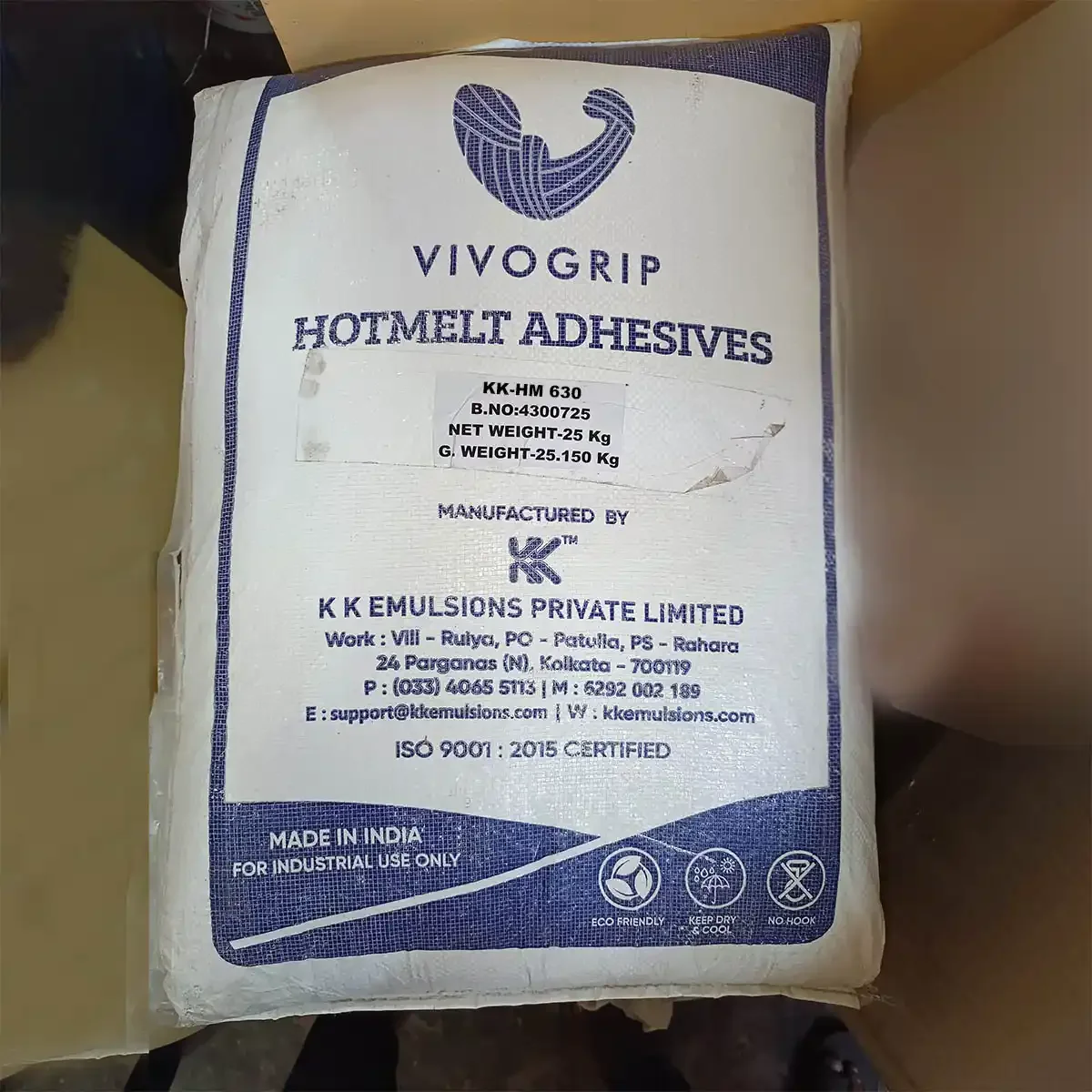 KK-HM 630 Hot Melt Adhesives