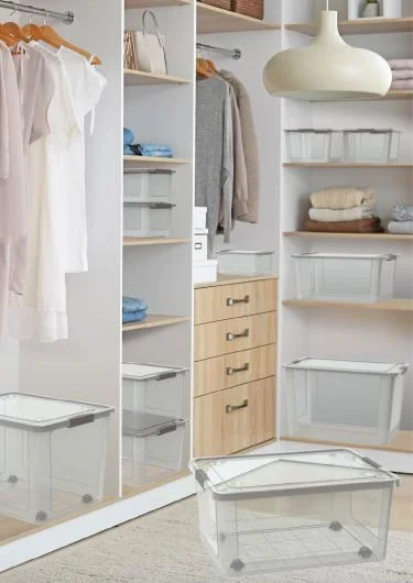 EDA Easystock Transparent Storage Boxes
