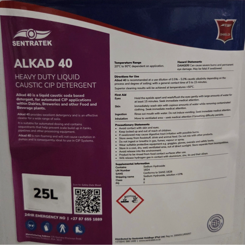 Alkad 40 Cleaning and Hygiene Product