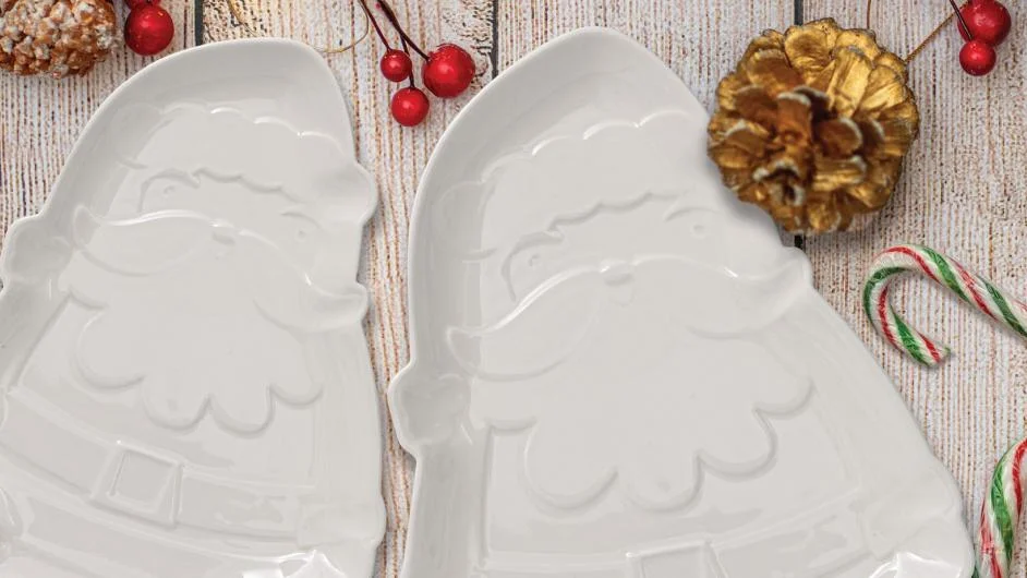 Santa Claus Character Serving Plate