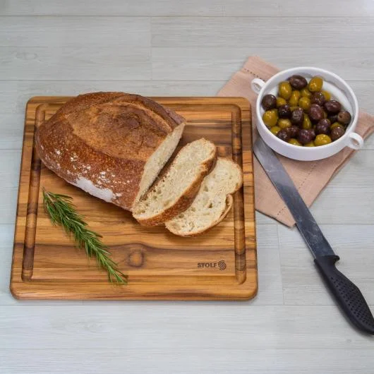 Teak Wood Edge-Grain Carving Board