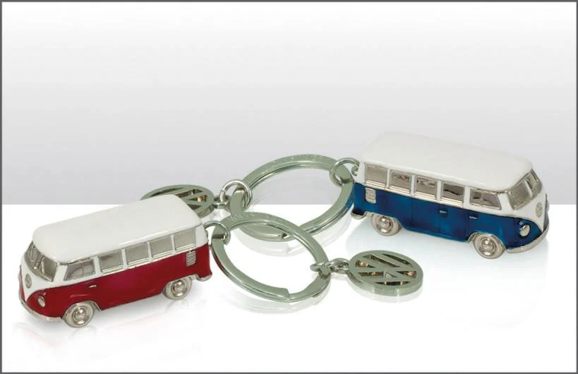 Llave 3D Modelo VW T1 Color Azul