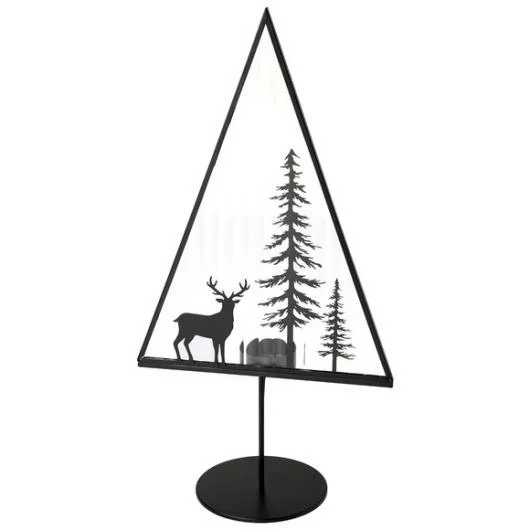Christmas Tree Metal Candle Holder