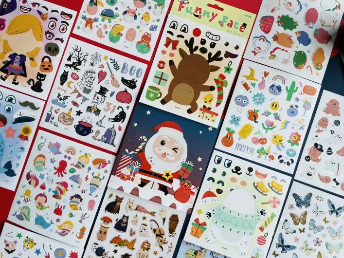 Paper and Transparent Stickers
