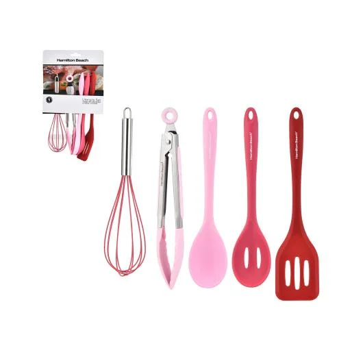 Hamilton Beach 5-Piece Silicone Kitchen Utensil Set