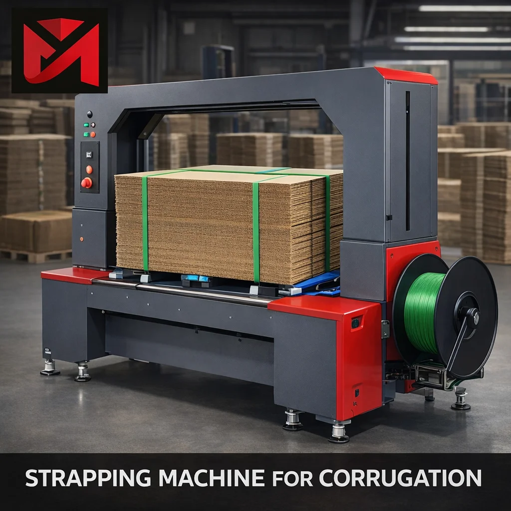 Strapping Machine for Corrugated Packaging