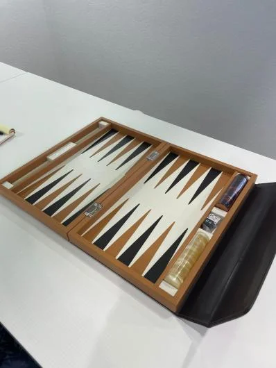 Leather Backgammon Set