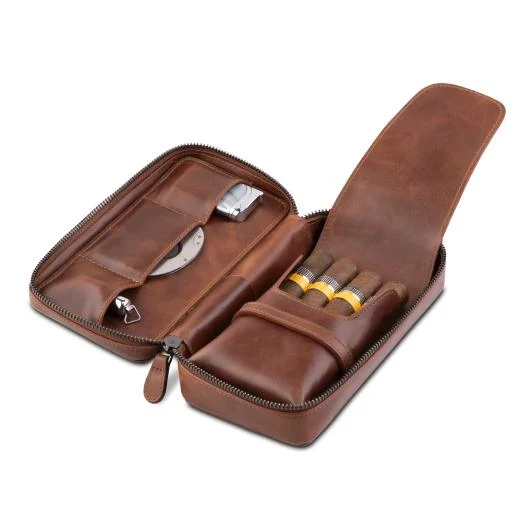 Crown and Tiger Cigar Case