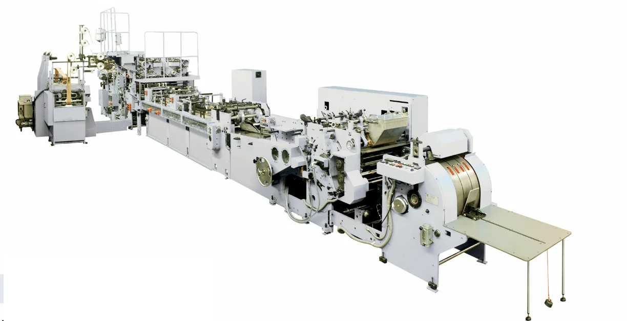 Square Bottom Paper Bag Machine with Rope and Flat Handle