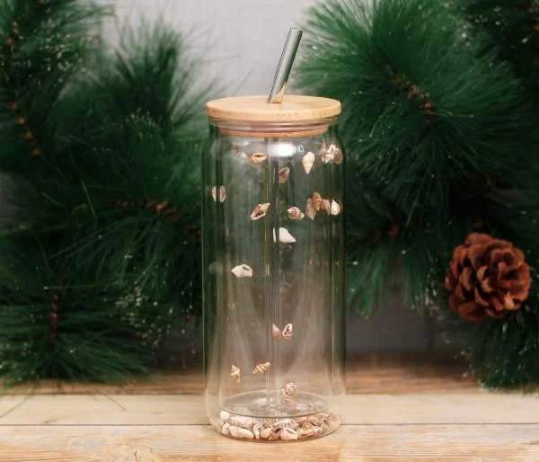 Borosilicate Glass Drinking Jar