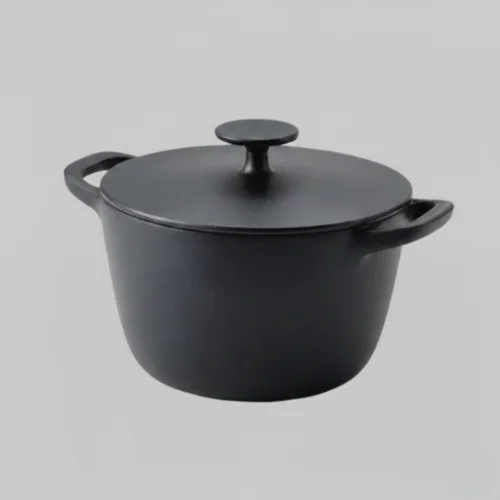 3L Cast Iron Pot with Lid