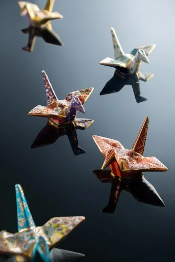 Origami Crane Chopstick Rest