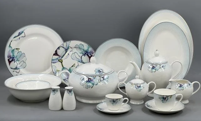 Decal New Bone China 110pcs Set