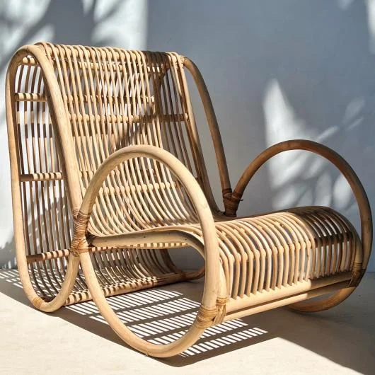 Silla Lounge de Ratán de Octubre