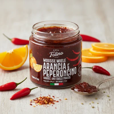 Orange and Chili Gourmet Mousse Condiment